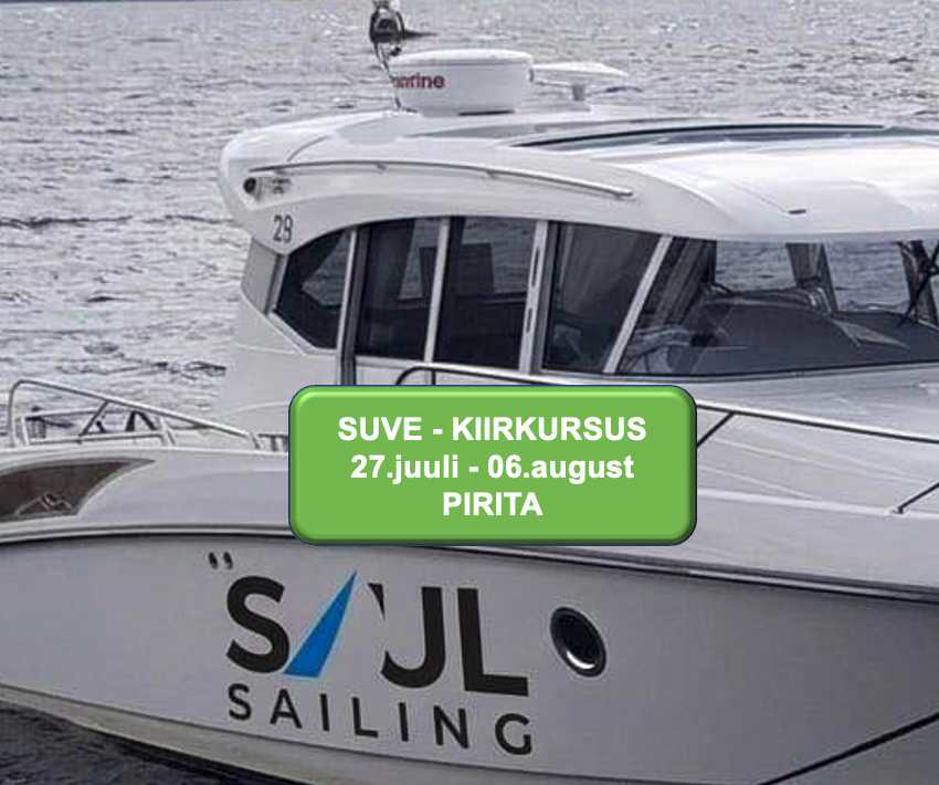 Väikelaevajuhi kiirkursus PIRITA 27.juuli 2026 (26PIR-PR-K5)
