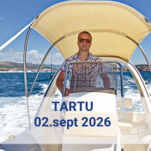 Väikelaevajuhi kursus TARTU 02.sept 2026 (26TAR-ES-4)