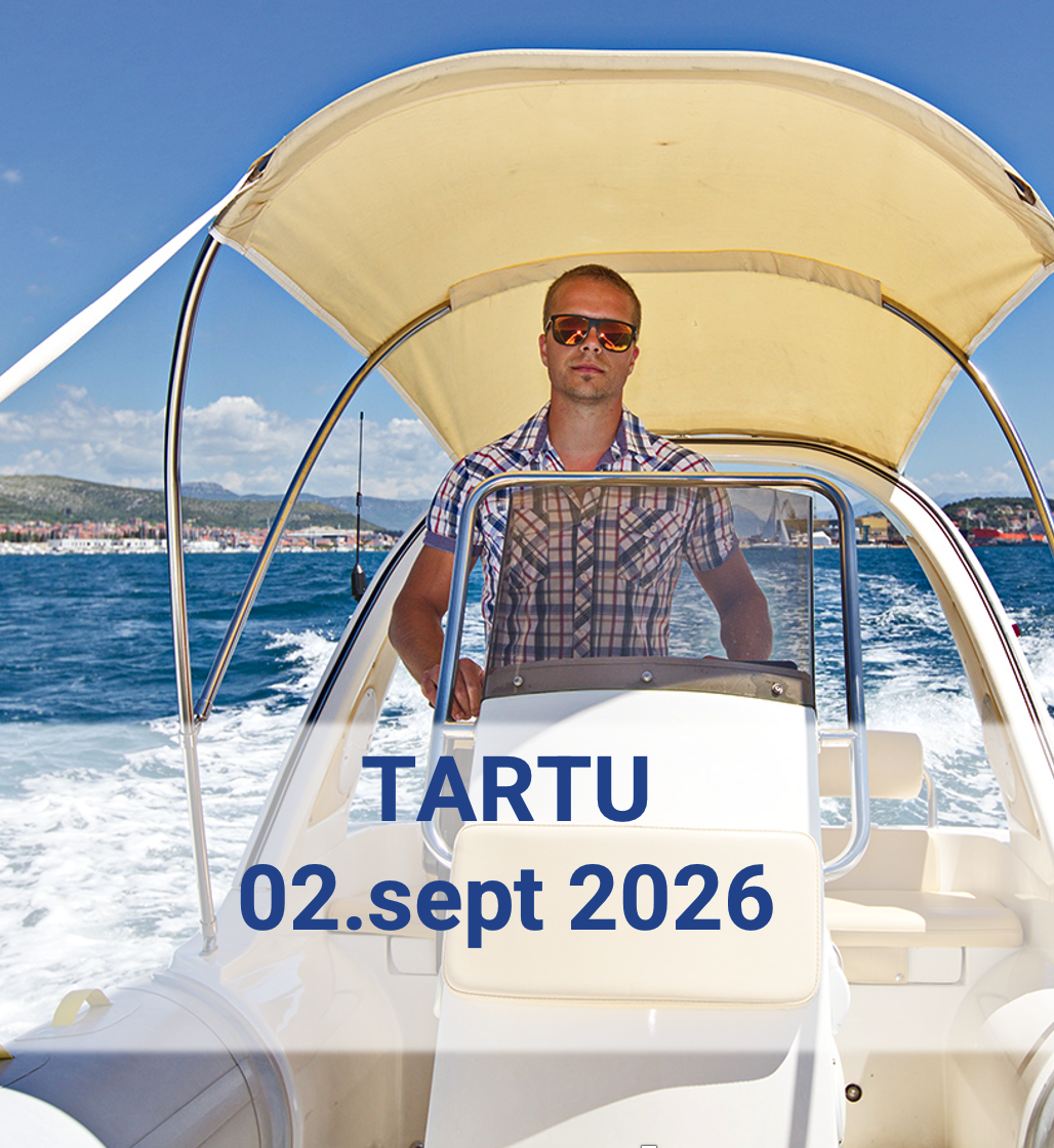 Väikelaevajuhi kursus TARTU 02.sept 2026 (26TAR-ES-4)