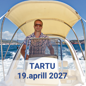 Väikelaevajuhi kursus TARTU 19.aprill 2027 (27TAR-ES-3)