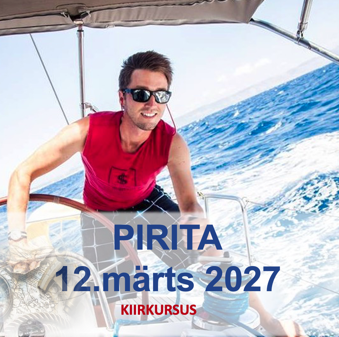 Väikelaevajuhi kiirkursus PIRITA 12.märts 2027 (27PIR-PR-K1)