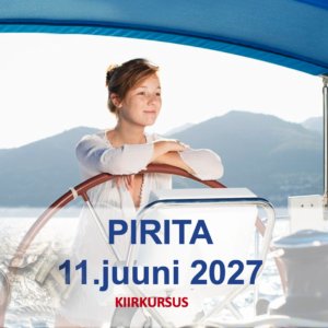 Väikelaevajuhi kiirkursus PIRITA 11.juuni 2027 (27PIR-PR-K2)